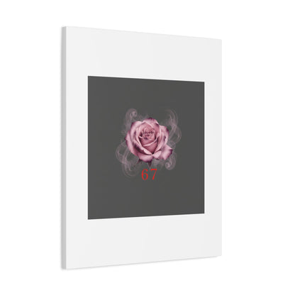 6 7 Valentine's Canvas | Viral Gothic Rose Wall Art | 6 7 Meaning Dark Romance