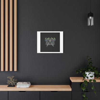 Love My Dog metal font Canvas | gothic wellness quote, edgy self-care merch