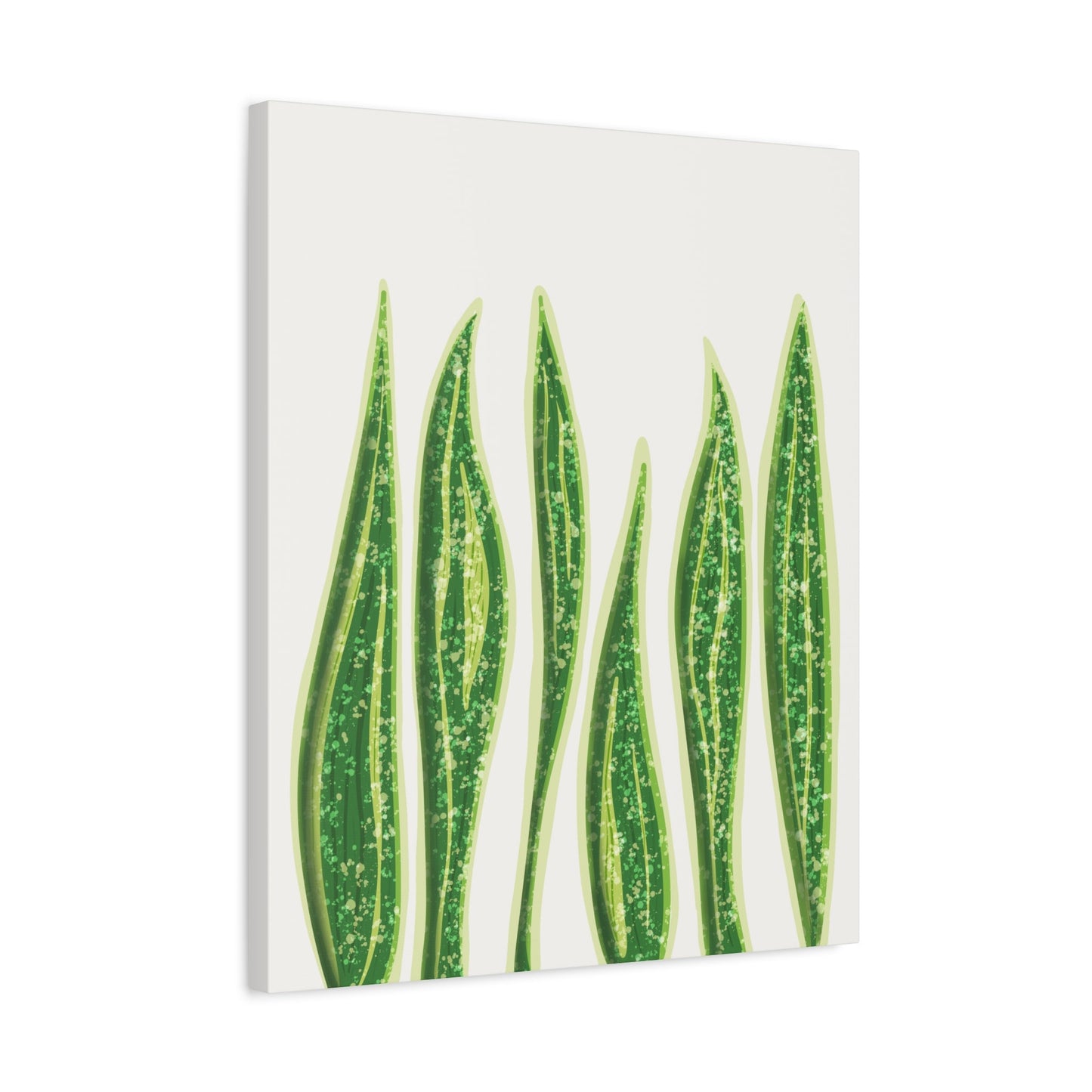 Snake Plant Canvas Print – Botanical Wall Art