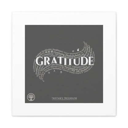 Gratitude Wall Art Matte Canvas | Tiny Treats, sweet uplifting print
