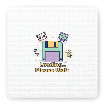Loading Please Wait Canvas | Old Internet Aesthetic, 90s Web Nostalgia