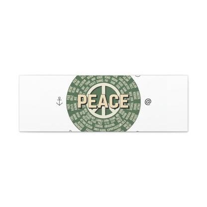 Peace doodle canvas | hand drawn sketch aesthetic, handwritten message