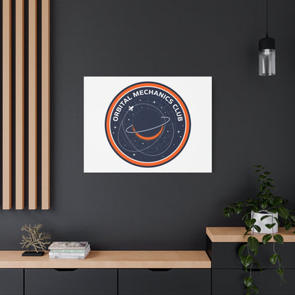 Orbital Mechanics Club Canvas | mission patch, space science