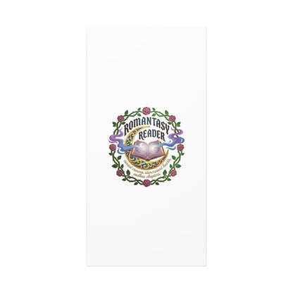Romantasy Reader Canvas Print | enchanted bookish celestial gothic