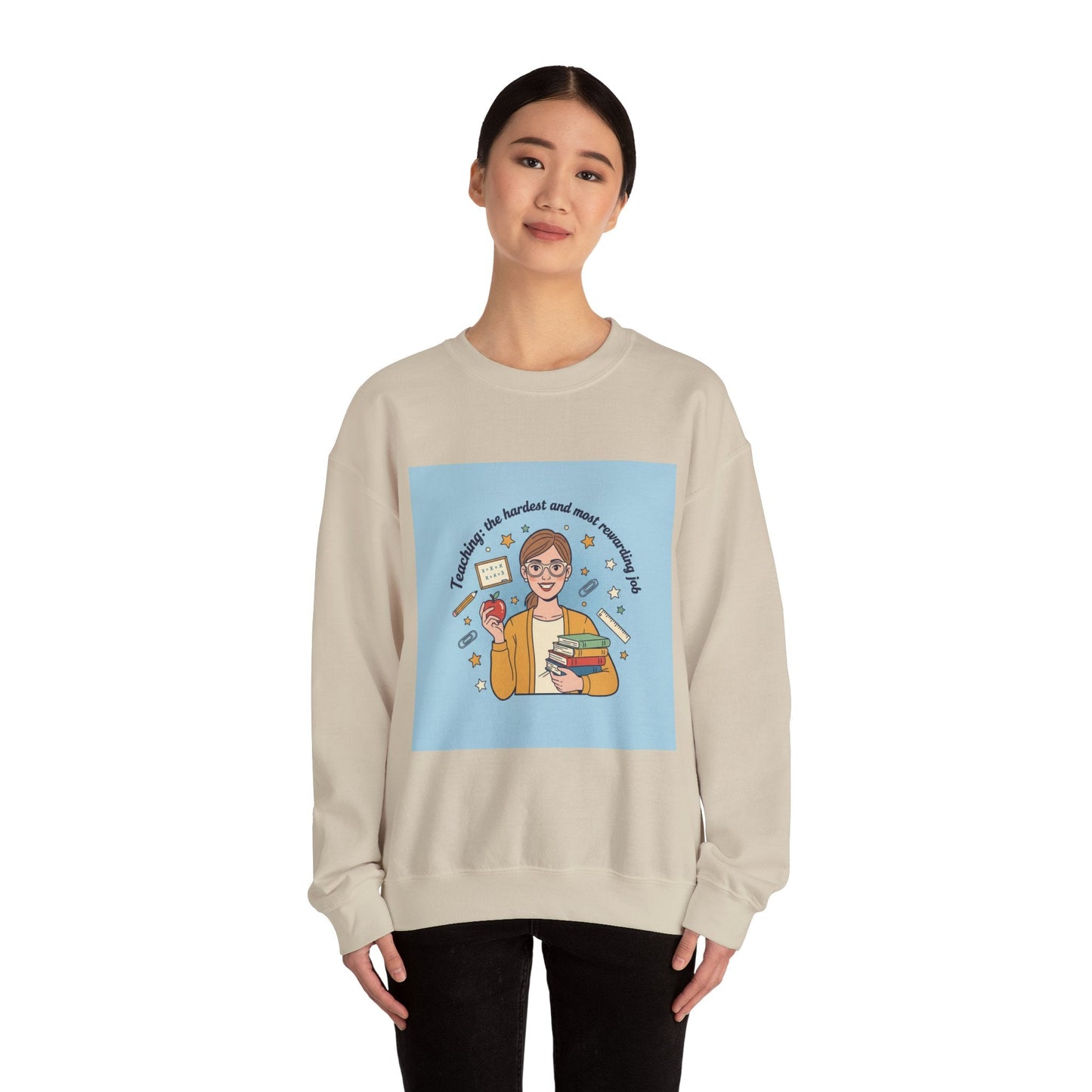 Teachers Life Crewneck Sweatshirt | Funny Teacher Gift