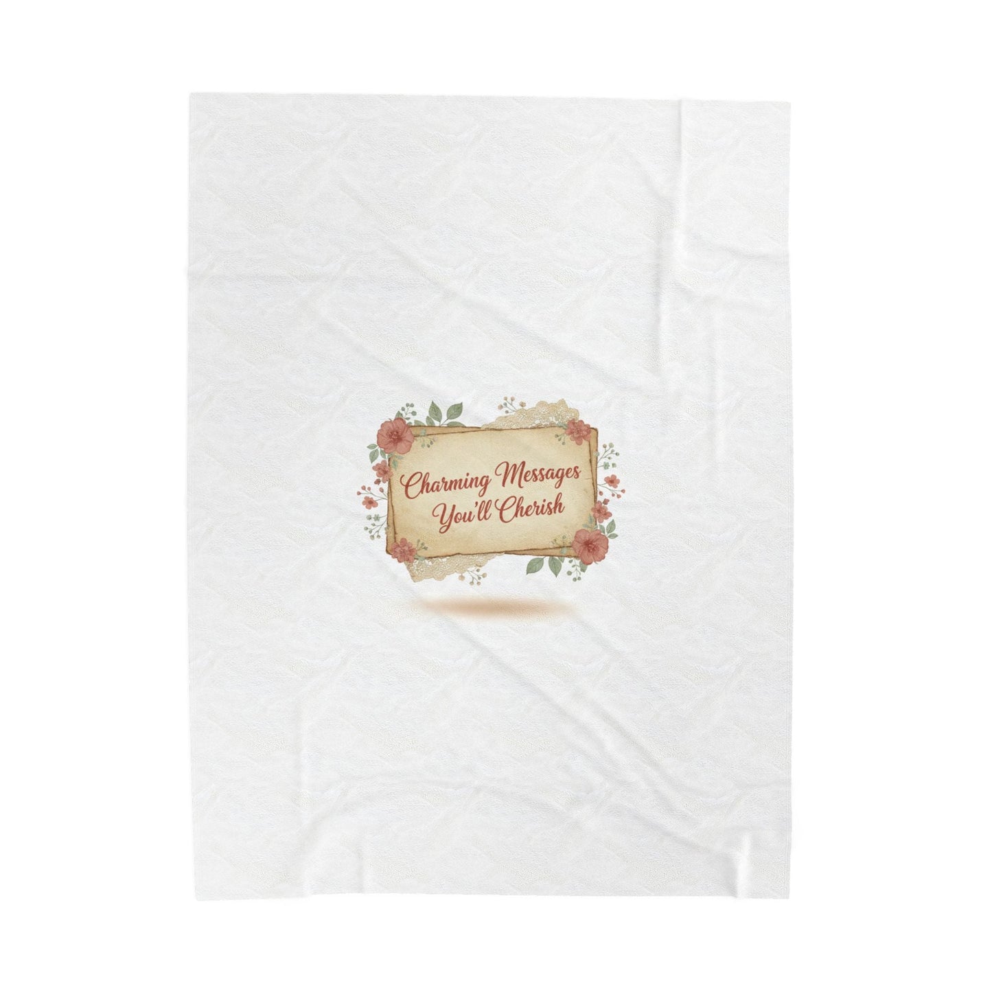 Handwritten Love Letter Design Blanket | vintage letter art, wax seal nostalgia