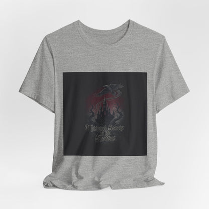 Medieval Castle Emblem Tee | Castlecore Gothic Blackletter T‑Shirt