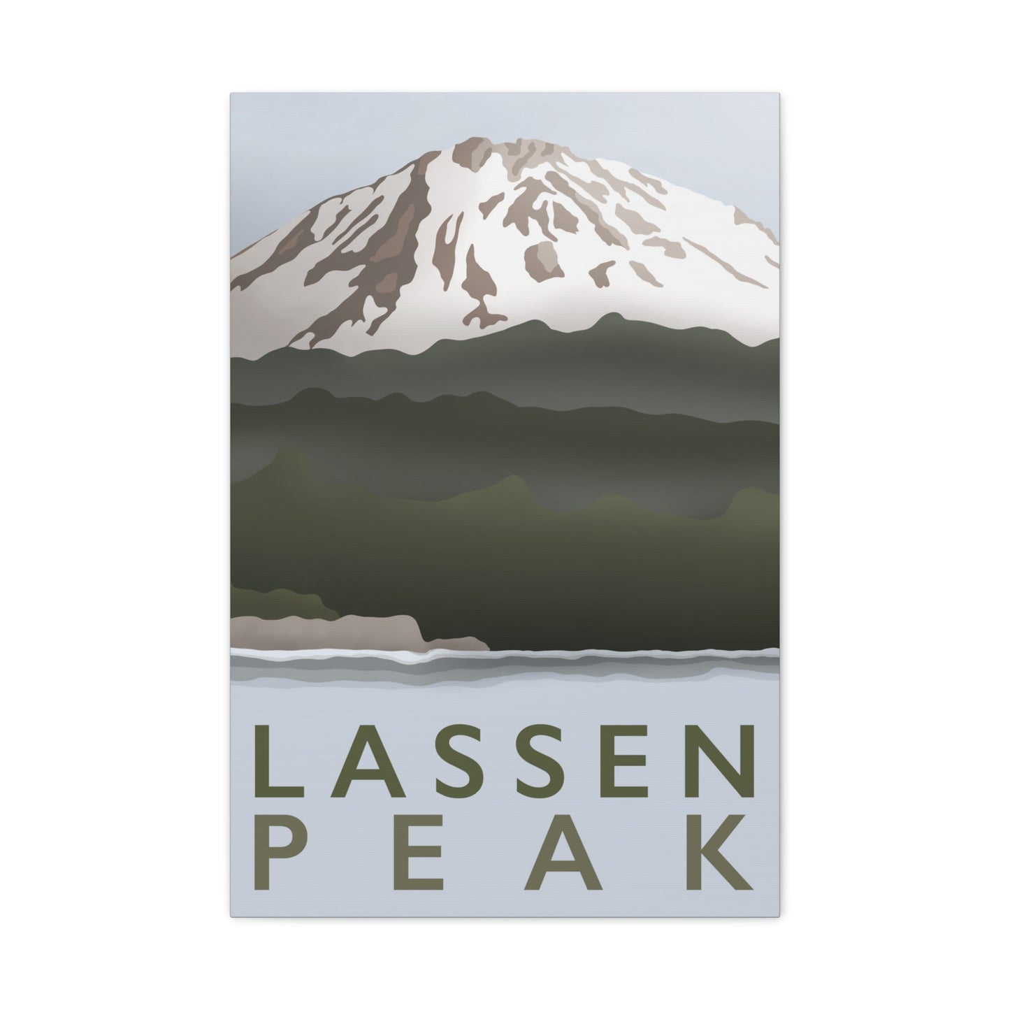Lassen Peak Canvas Print – Wall Art