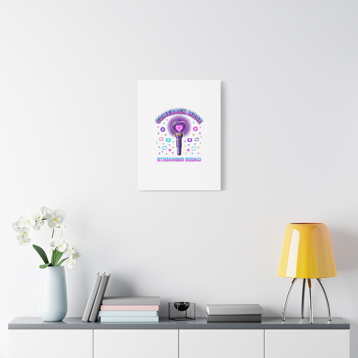 Comeback Mode Lightstick Canvas | K-pop Comeback, Streaming Squad
