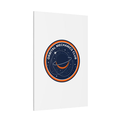 Orbital Mechanics Club Canvas | mission patch, space science