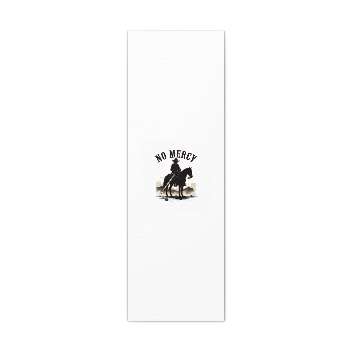 No Mercy Cowboy Skull Canvas | western skull art, gothic Americana