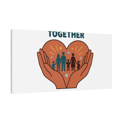 Families Belong Together Canvas | Family Unity, Bilingual Solidarity
