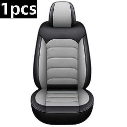 1pc and 2pcs Luxury Faux Leather Car Front Seat Covers | Universal Fit, Independent Seat Design for Main Driver/Co-driver, All-inclusive Sports Car Seat, Suitable for Cars, SUVs, and Pickup Trucks