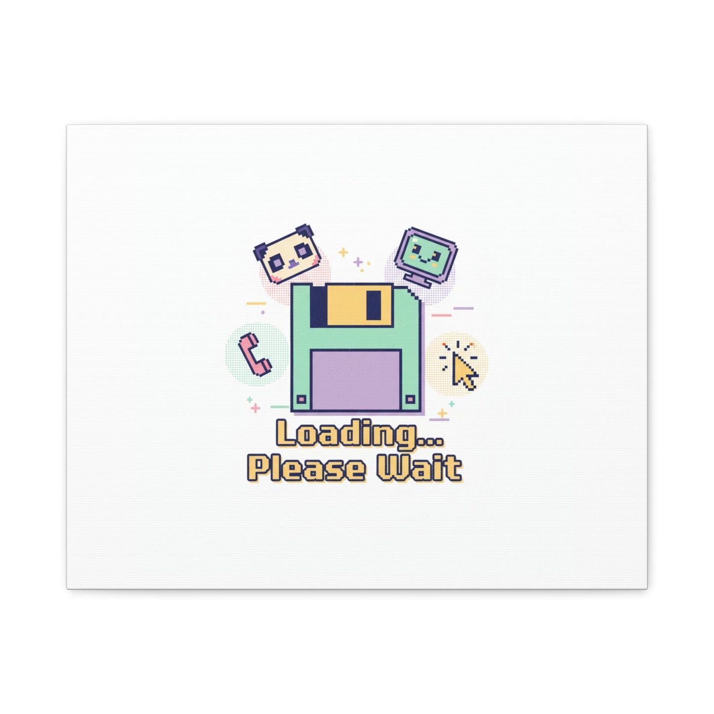 Loading Please Wait Canvas | Old Internet Aesthetic, 90s Web Nostalgia