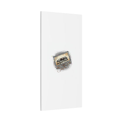 Perfectly Imperfect Cassette, Canvas Print | Analog Error, glitch art static