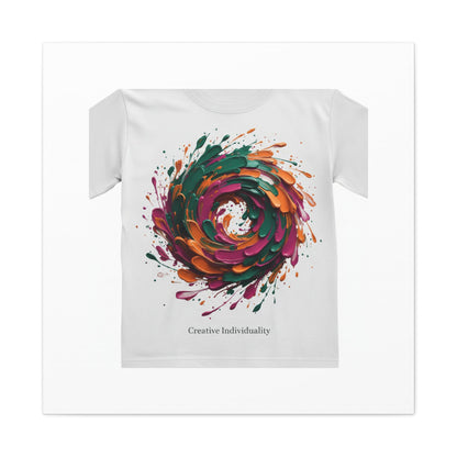 Painterly Abstract Floral Swirl Canvas | Matte Stretched Canvas