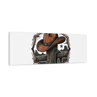 Built on Dust and Honor Canvas | Western cowboy, vintage Americana