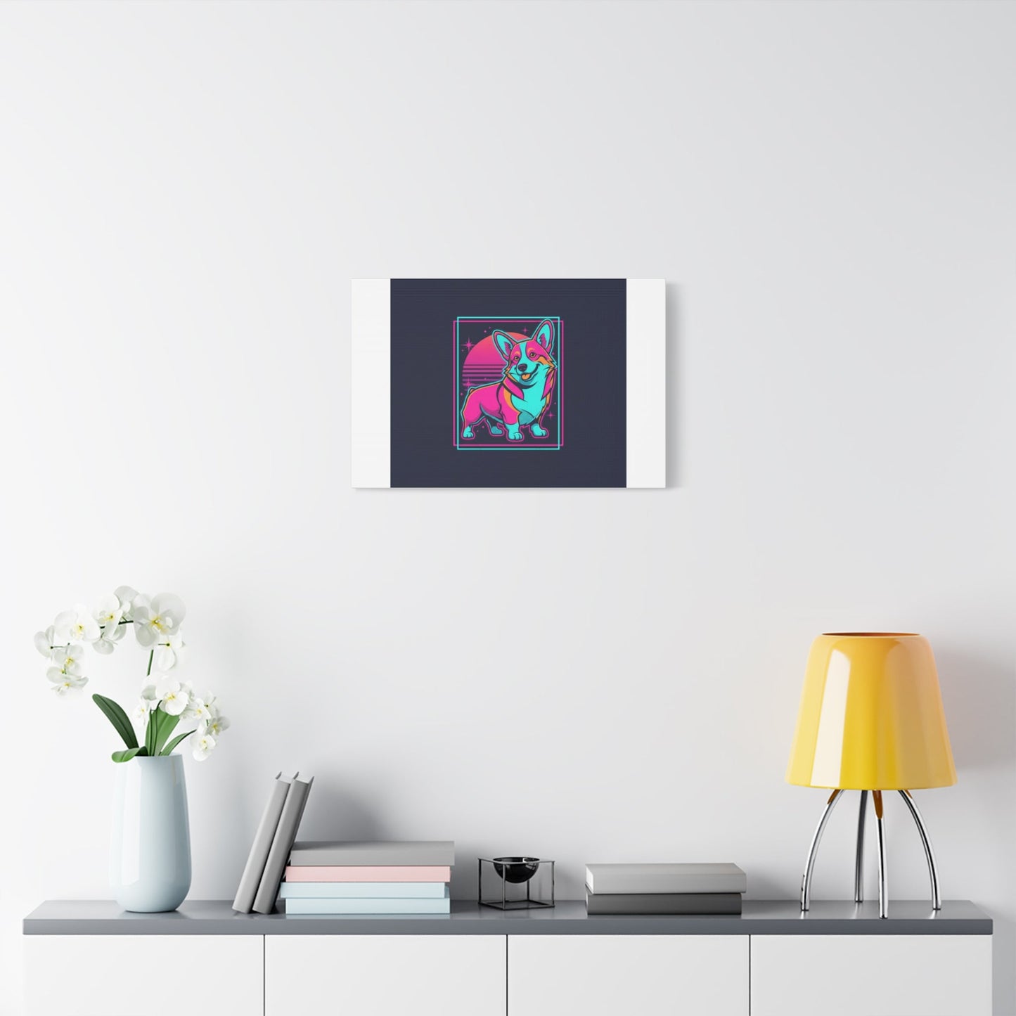Platonic Love Corgi Canvas | Friendship Valentine, Galentine’s Wall Art