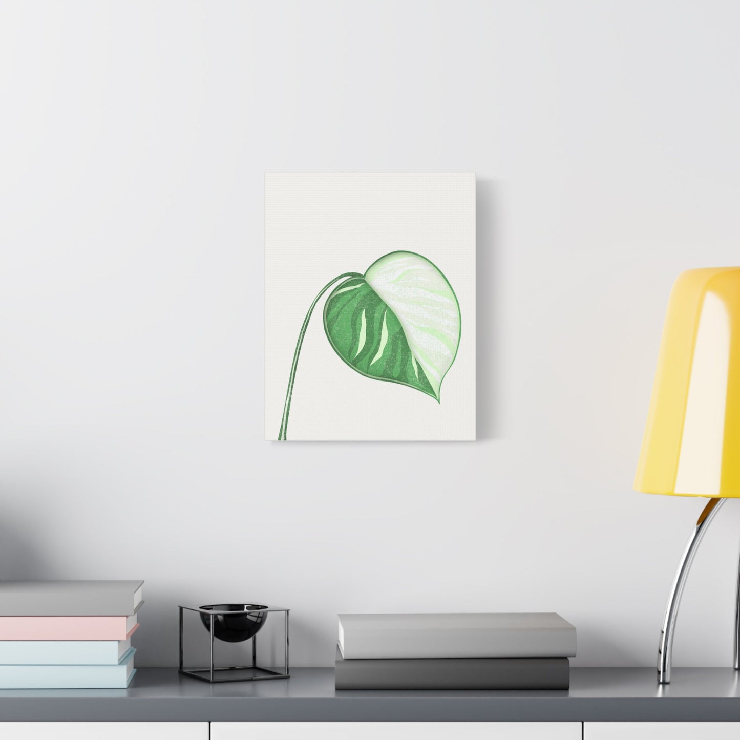 Monstera Albo Canvas Print – Botanical Wall Art