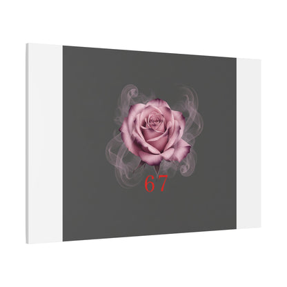 6 7 Valentine's Canvas | Viral Gothic Rose Wall Art | 6 7 Meaning Dark Romance