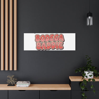 Bodega Baddie Matte Canvas, Stretched | NYC Y2K Corner Store Vibes