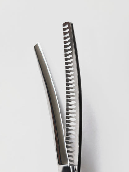 Zora Pet Grooming Curved Blender Shear - Model A-7533C