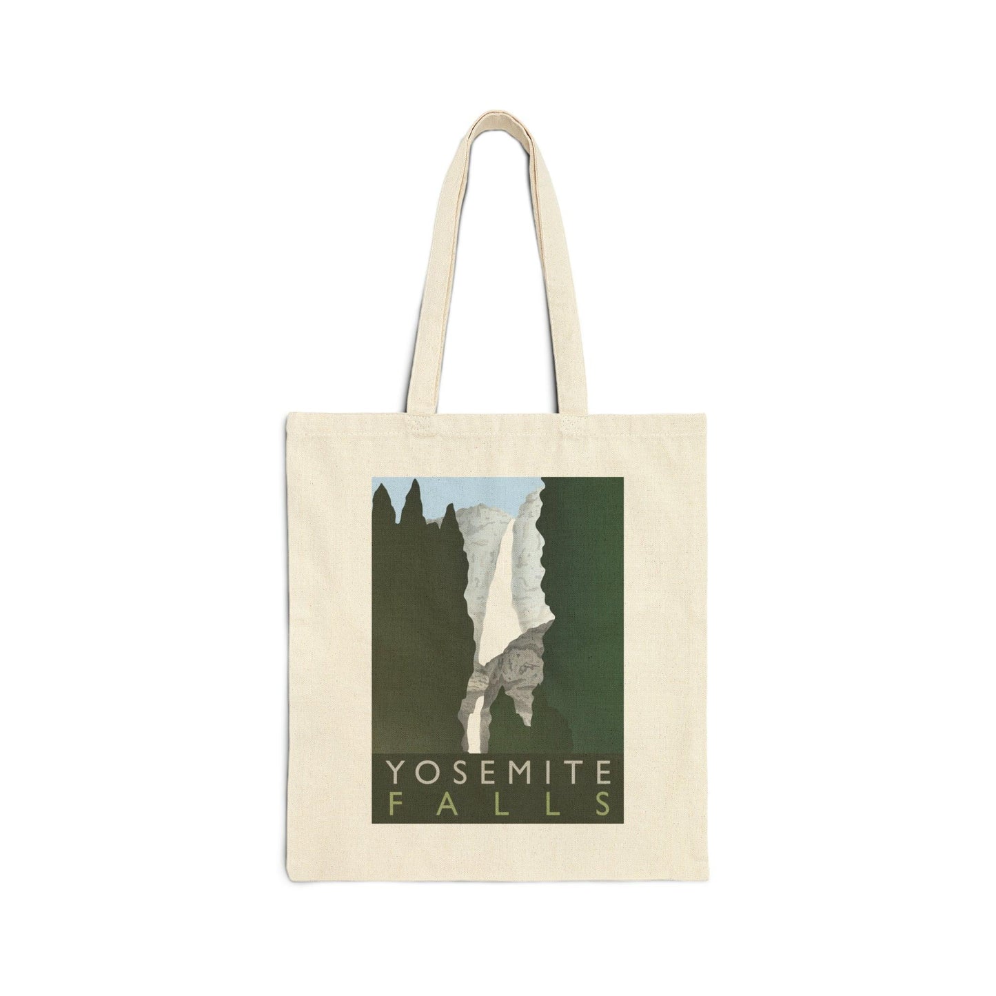 Yosemite Falls Canvas Tote Bag – Eco Friendly Everyday Carry