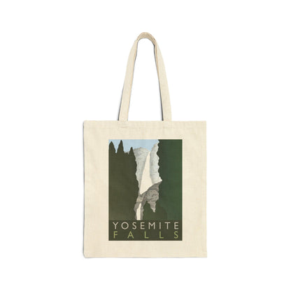 Yosemite Falls Canvas Tote Bag – Eco Friendly Everyday Carry