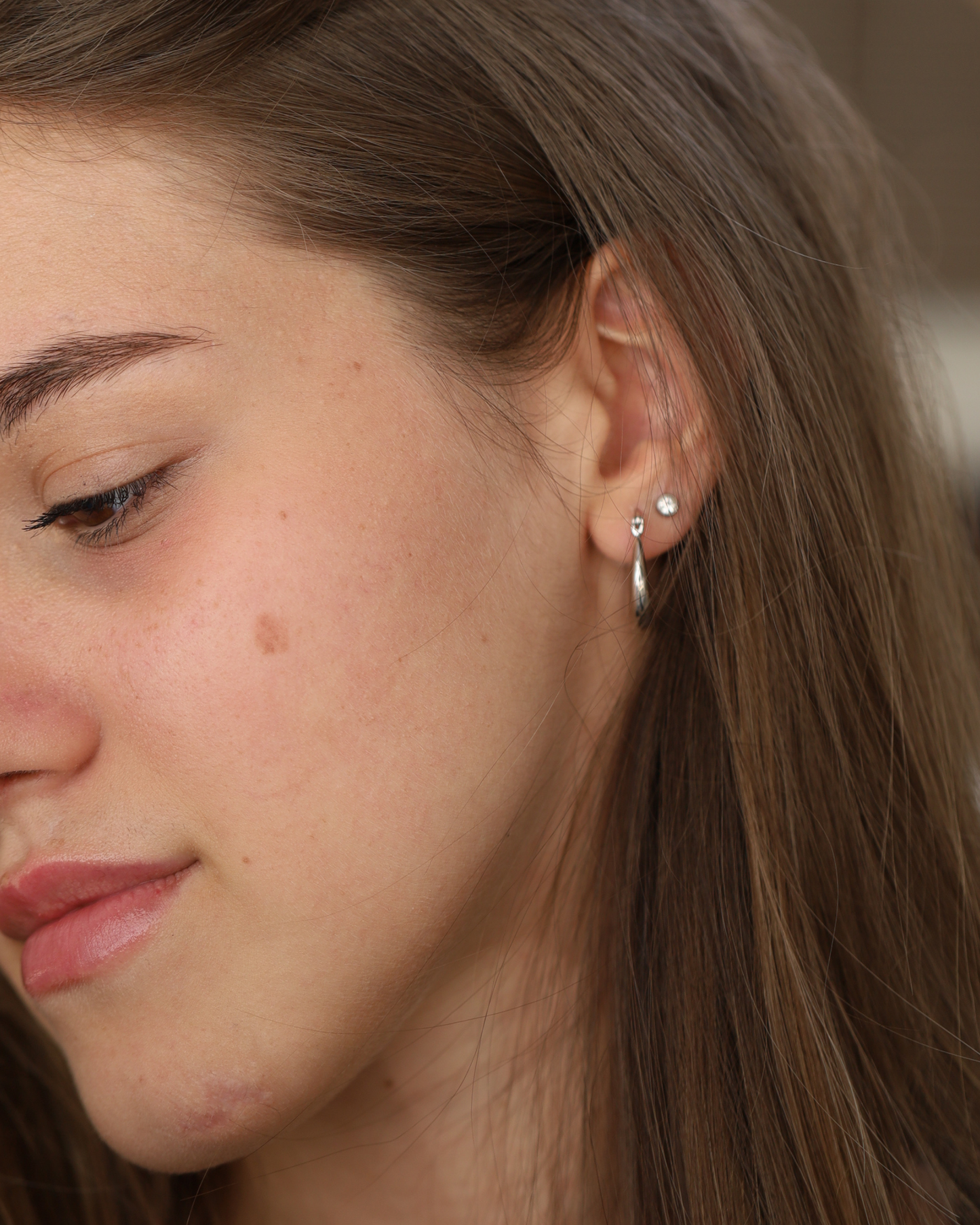 Plain Lily Hoops
