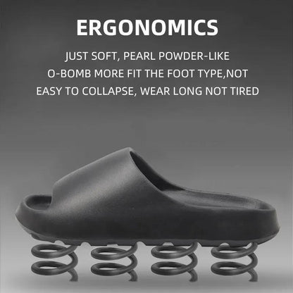 Coconut Slippers for Men and Women - Super Soft Thick-Soled Slides, Feels Like Stepping on Clouds, Non-Slip Summer Sandals