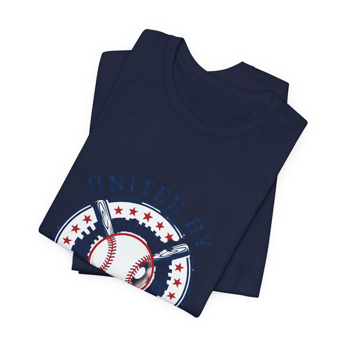 United by Baseball Tee | Patriotic Baseball Shirt, Vintage Red White Blue