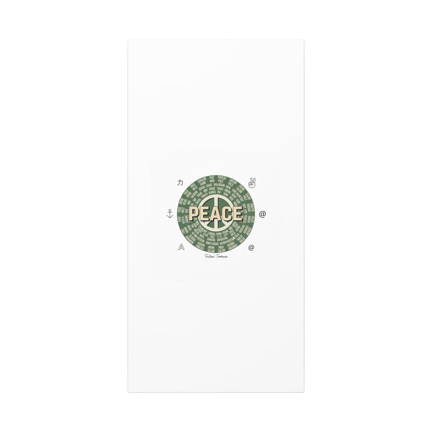 Peace doodle canvas | hand drawn sketch aesthetic, handwritten message
