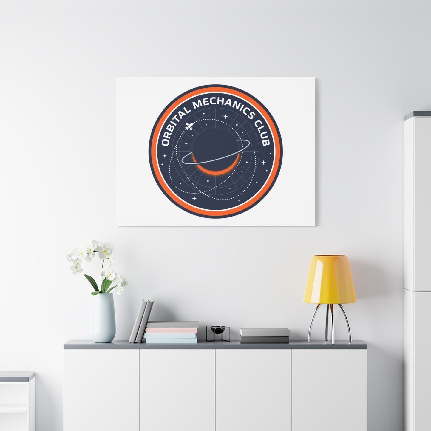 Orbital Mechanics Club Canvas | mission patch, space science