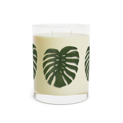 Monstera Soy Candle 11 oz – Three Scent Options