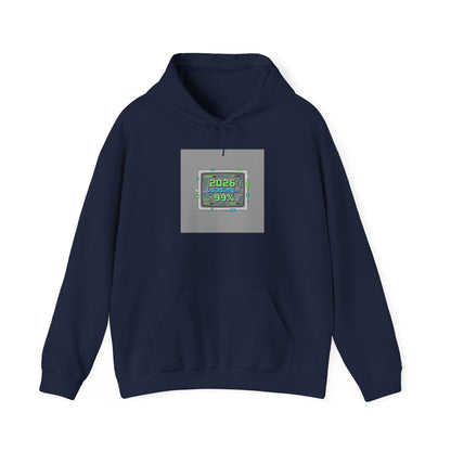2026 Loading 99% Hoodie | NYE countdown graphic, retro system UI