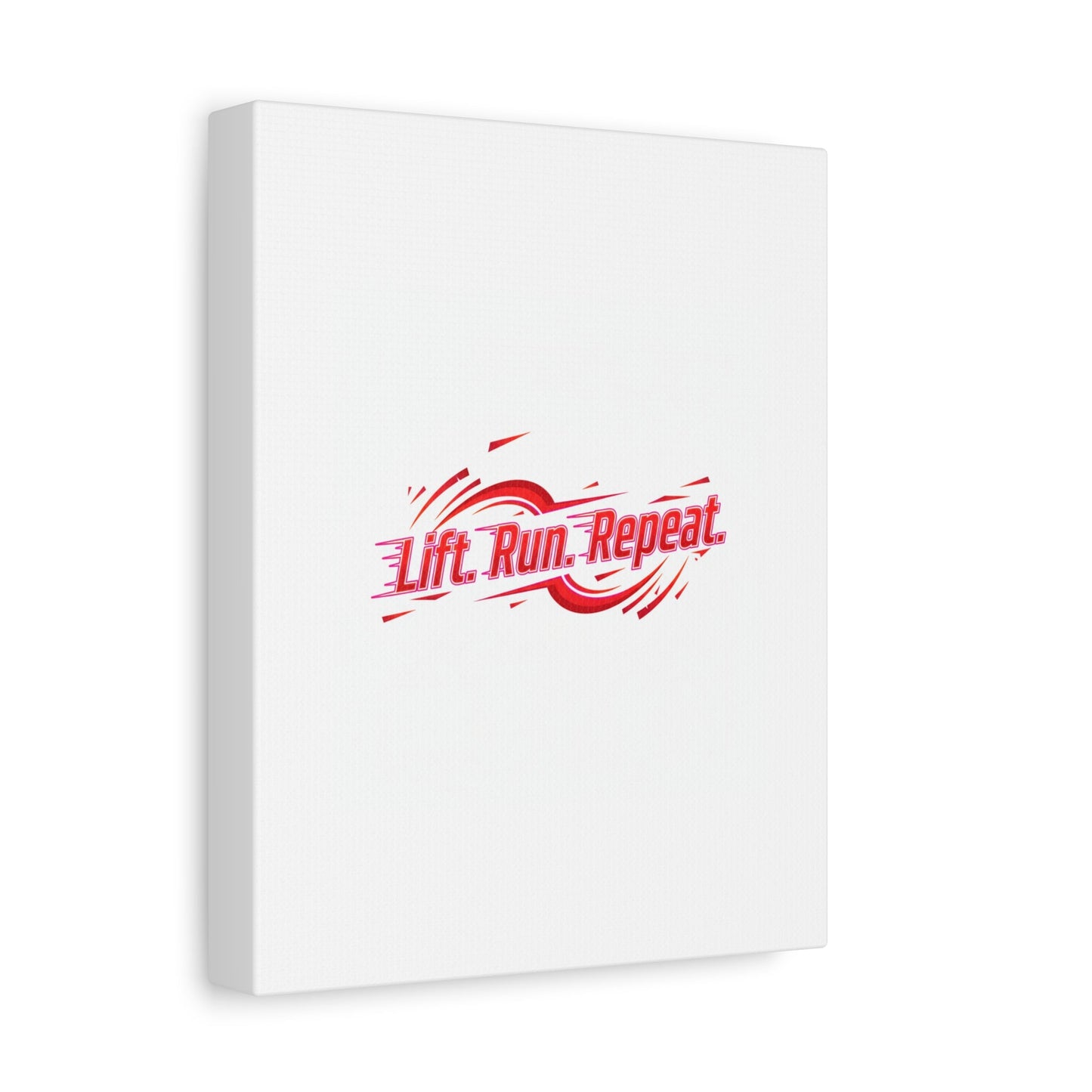 Lift Run Repeat Canvas | Fitness Wall Art, Gym Motivation