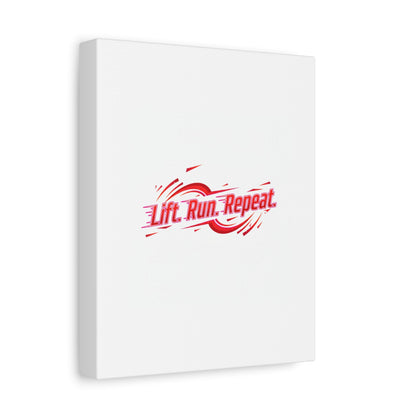 Lift Run Repeat Canvas | Fitness Wall Art, Gym Motivation