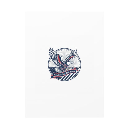 250th Anniversary Eagle Emblem Canvas | Semiquincentennial Americana