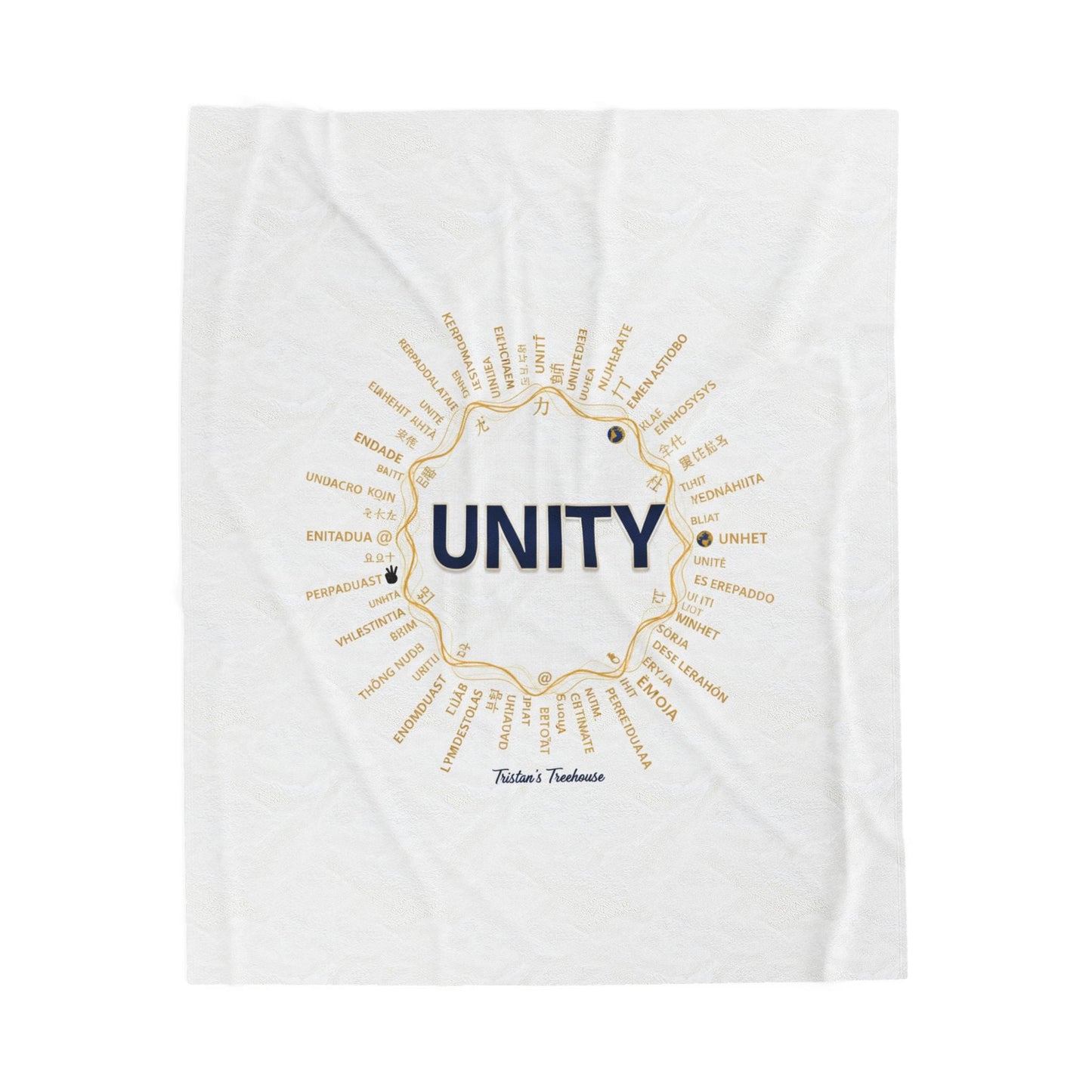 UNITY Velveteen Blanket | sober curious, Dry January mocktail pride