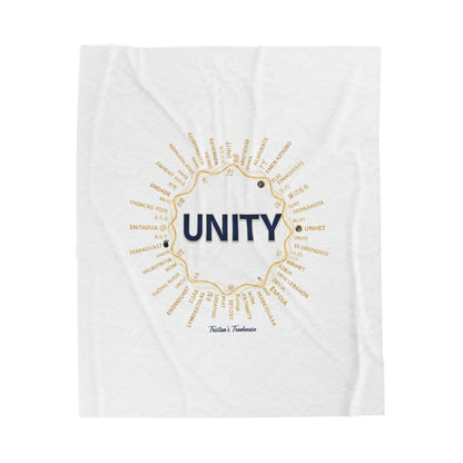 UNITY Velveteen Blanket | sober curious, Dry January mocktail pride