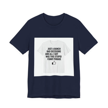self-deprecating quote Tee | funny introvert shirt, anxiety humor