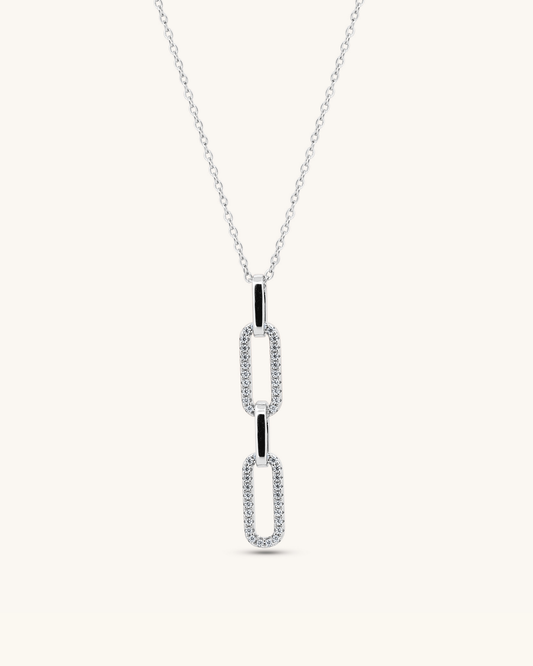 Paperclip Charm Necklace