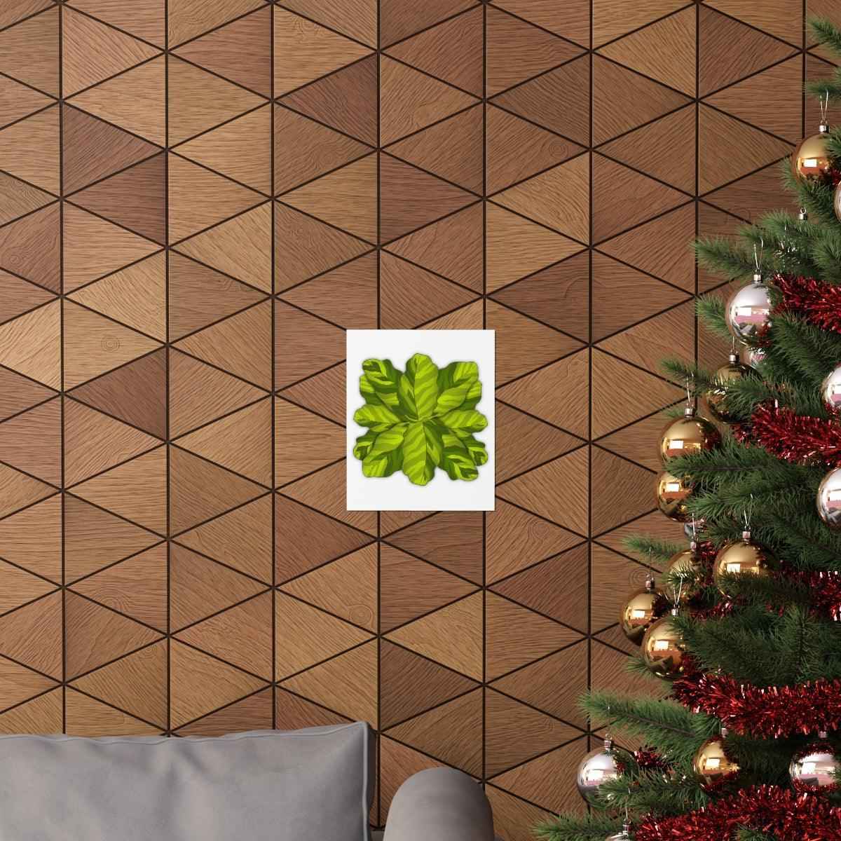 Calathea Yellow Fusion Botanical Print – Unframed Wall Art