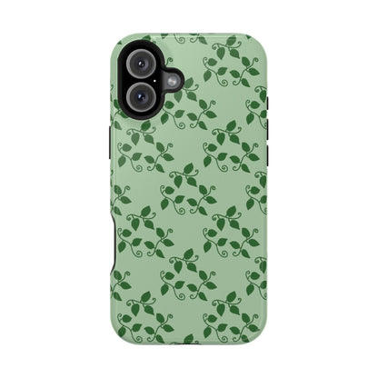 Pothos Pattern Phone Case – Dual Layer Protective Cover
