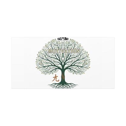 Handwritten Doodle Tree Canvas | Matte Stretched Wall Art
