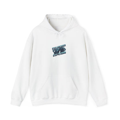 Stay Strong Winter Grind Hoodie | gym motivation hoodie, sweat through winter