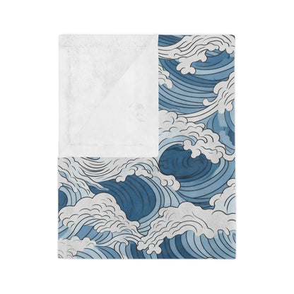 Through The Waters Minky Blanket