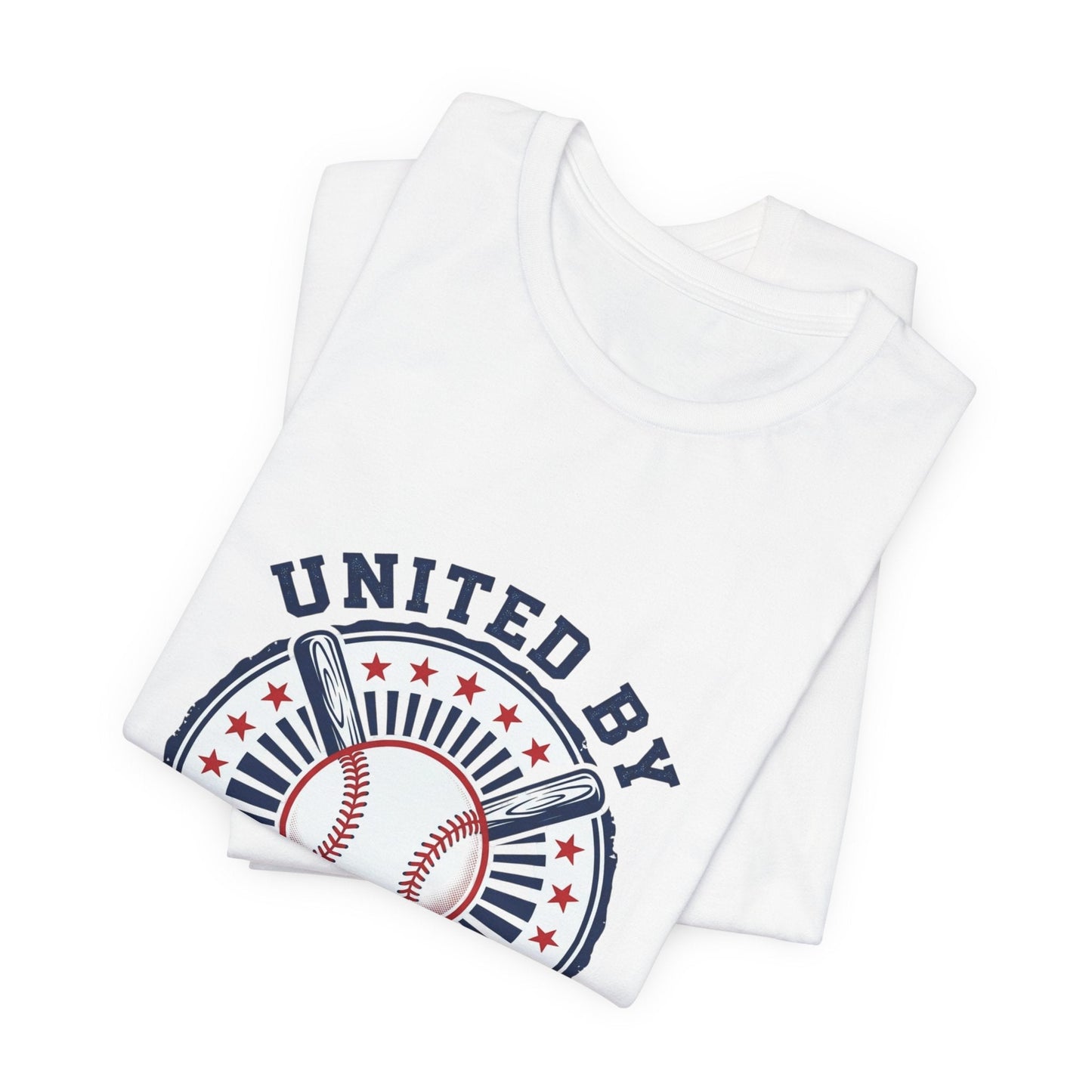 United by Baseball Tee | Patriotic Baseball Shirt, Vintage Red White Blue