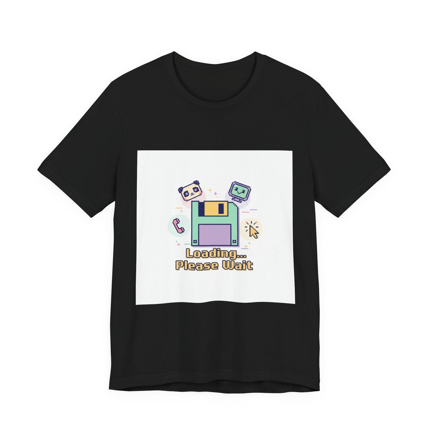 Loading Please Wait pixel art Tee | Old Internet Aesthetic, 90s web nostalgia