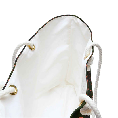 Calathea Pinstripe Pattern Weekender Bag